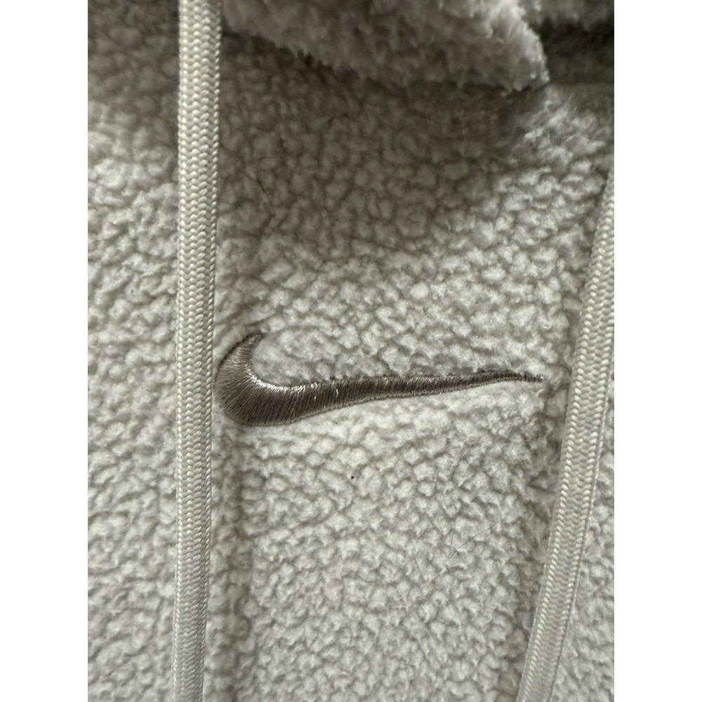 Nike Sportswear Phoenix Fleece Medium‎ Silver Middle Swoosh Hooded Cozy Hoodie - Picture 2 of 12